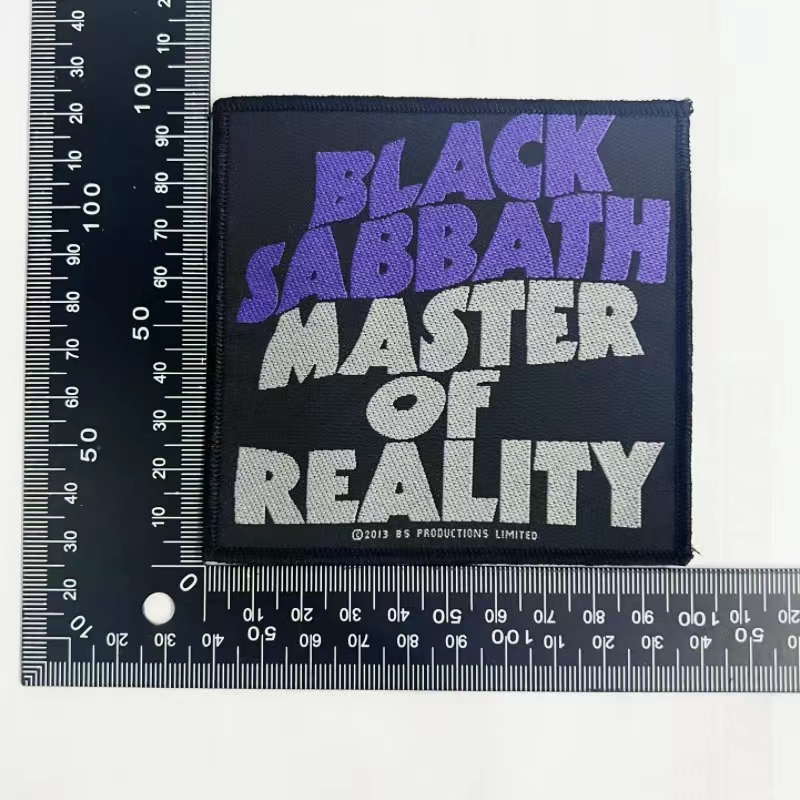 BLACK SABBATH 官方原版布标 Master of Reality (Embroidered Patch)